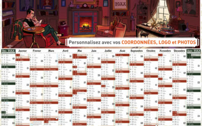 Ameline Calendrier remet l’illustration à la main au cœur du calendrier publicitaire