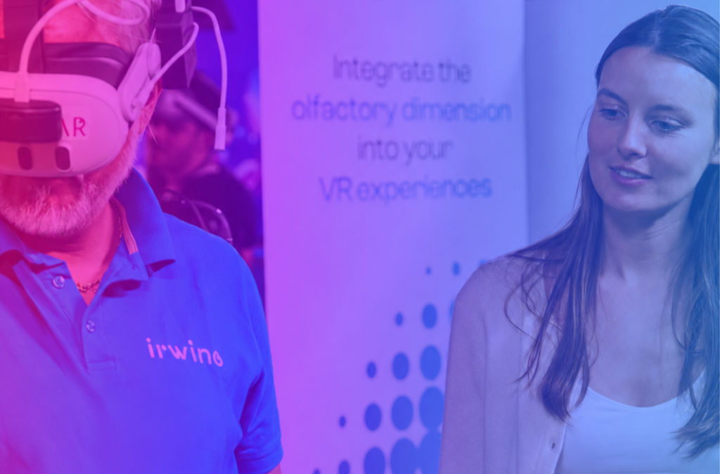 IRWINO enrichit son simulateur incendie FIRE AR avec la technologie olfactive d’OLFY