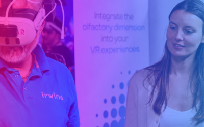 IRWINO enrichit son simulateur incendie FIRE AR avec la technologie olfactive d’OLFY